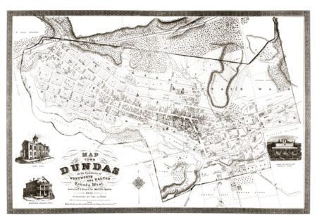 1851 Map of Dundas